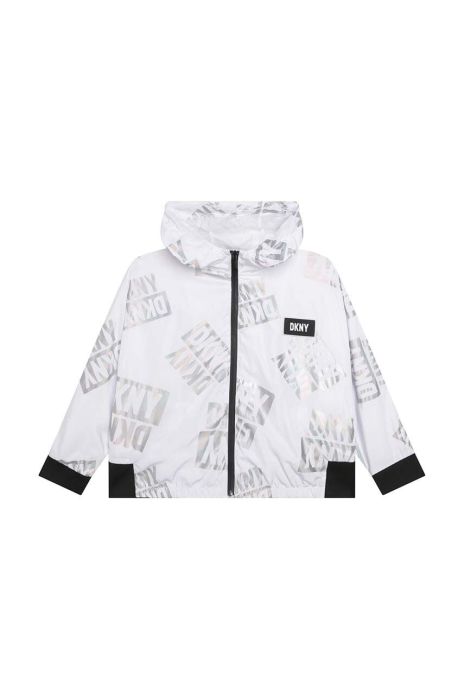 Дитяча куртка Dkny колір білий (3081483)
