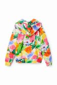 Дитяча бавовняна кофта Desigual з капюшоном візерунок колір барвистий (3043319) Дитяча бавовняна кофта Desigual з капюшоном візерунок колір барвистий (3043319)