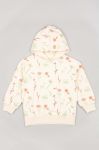 Дитяча кофта zippy колір бежевий з принтом (3116221)