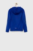 Дитяча кофта adidas U TI HOODIE з капюшоном з принтом колір блакитний (3067330)