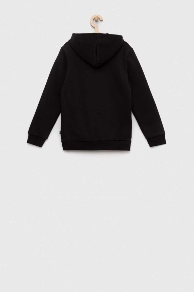Дитяча кофта Puma ESS+ 2 Col Big Logo Hoodie FL B колір чорний з капюшоном з принтом (3033198) фото 2