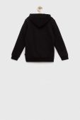 Дитяча кофта Puma ESS+ 2 Col Big Logo Hoodie FL B колір чорний з капюшоном з принтом (3033198)