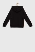 Дитяча кофта Puma ESS Colorblock Hoodie TR B колір чорний з капюшоном візерунок (3038148)