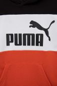 Дитяча кофта Puma ESS Colorblock Hoodie TR B колір чорний з капюшоном візерунок (3038148)