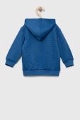 Дитяча кофта United Colors of Benetton з капюшоном візерунок колір блакитний (3237939)