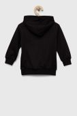 Дитяча кофта United Colors of Benetton колір чорний з капюшоном візерунок (3238003)