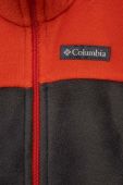 Дитяча кофта Columbia Steens Mt II Fleece колір червоний однотонна Дитяча кофта Columbia Steens Mt II Fleece колір червоний однотонна