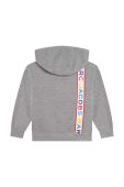 Дитяча кофта Marc Jacobs колір сірий з капюшоном з принтом (3202452)