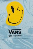 Дитяча кофта Vans MARBLE PO BLUE GLOW з капюшоном візерунок колір блакитний (3215337)