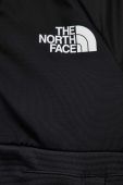 Дитяча кофта The North Face колір чорний з капюшоном з принтом (3291402)