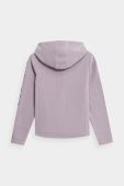 Дитяча кофта 4F F041 колір фіолетовий з капюшоном з принтом Дитяча кофта 4F F041 колір фіолетовий з капюшоном з принтом
