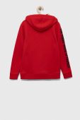 Дитяча кофта Vans x Haribo колір червоний з капюшоном візерунок