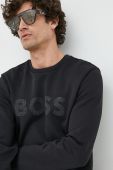 Кофта BOSS BOSS GREEN чоловіча колір чорний з аплікацією (2880823)