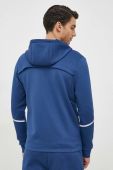 Кофта BOSS boss green чоловіча колір синій з капюшоном однотонна