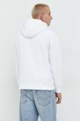 Кофта Tommy Jeans чоловіча колір білий з капюшоном з аплікацією (2826975)