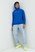 Кофта Tommy Jeans чоловіча з капюшоном з аплікацією колір блакитний (2826965)