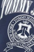 Бавовняна кофта Tommy Jeans чоловіча колір синій з принтом (2856300)