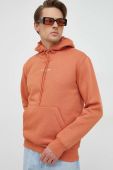 Кофта G-Star Raw чоловіча колір помаранчевий з капюшоном з принтом