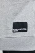 Кофта Karl Lagerfeld Jeans чоловіча колір сірий візерунок