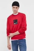 Кофта Karl Lagerfeld Jeans чоловіча колір червоний з принтом