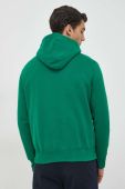 Кофта Polo Ralph Lauren чоловіча колір зелений з капюшоном однотонна (2862221)