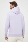 Кофта Polo Ralph Lauren чоловіча колір фіолетовий з капюшоном однотонна (3256625)