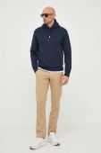 Кофта Polo Ralph Lauren чоловіча колір синій з капюшоном однотонна (3256635)