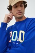 Кофта Polo Ralph Lauren чоловіча  з аплікацією колір блакитний