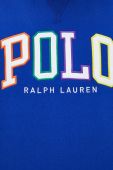 Кофта Polo Ralph Lauren чоловіча  з аплікацією колір блакитний