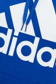 Кофта adidas чоловіча з капюшоном з принтом колір блакитний (2929147)