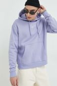Кофта Karl Kani чоловіча колір фіолетовий з капюшоном з аплікацією
