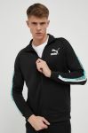 Кофта Puma чоловіча колір чорний візерунок