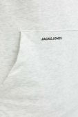 Кофта Jack & Jones чоловіча колір сірий з капюшоном меланж
