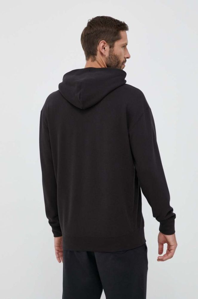 Кофта Puma чоловіча колір чорний з капюшоном з принтом 538027-01 фото 3