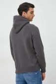 Бавовняна кофта Pepe Jeans Sammuel чоловіча колір сірий з капюшоном з аплікацією