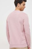 Бавовняна кофта Pepe Jeans Ryan Crew чоловіча колір рожевий з аплікацією