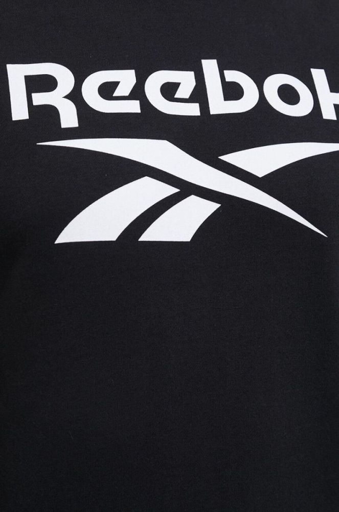 Кофта Reebok чоловіча колір чорний з принтом (2995565) фото 5