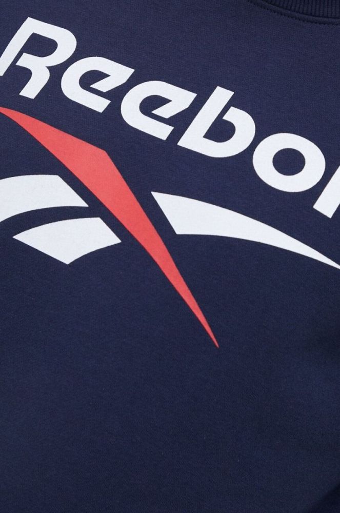 Кофта Reebok чоловіча колір синій з принтом (3008464) фото 5