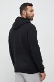 Кофта Reebok чоловіча колір чорний з капюшоном з принтом (2995569)