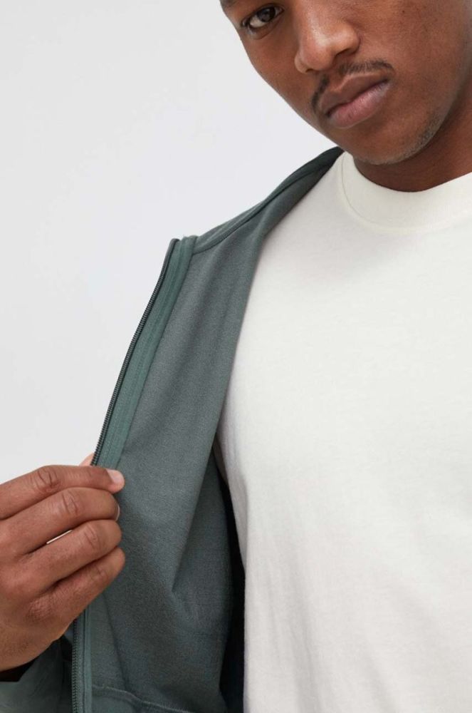 Куртка Reebok чоловіча колір зелений перехідна фото 6
