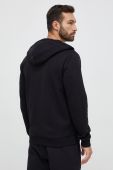 Кофта Reebok чоловіча колір чорний з капюшоном однотонна (3038955)