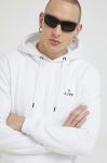 Кофта Jack & Jones JJEJOE чоловіча колір білий з капюшоном з принтом 12223229 Кофта Jack & Jones JJEJOE чоловіча колір білий з капюшоном з принтом 12223229