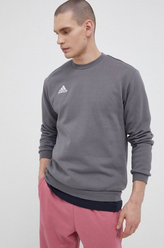 Кофта adidas Performance чоловіча колір сірий однотонна (3147246)