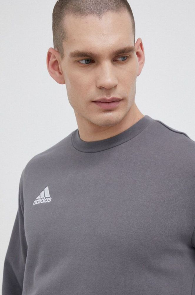 Кофта adidas Performance чоловіча колір сірий однотонна (3147246) фото 4