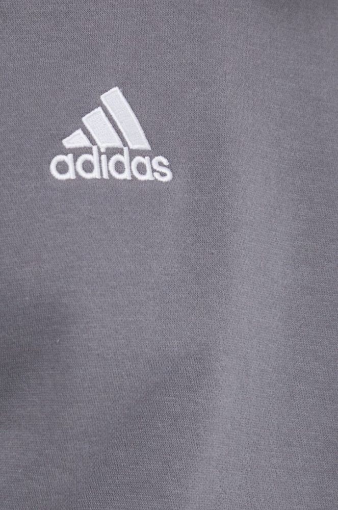 Кофта adidas Performance чоловіча колір сірий однотонна (3147246) фото 5