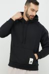Кофта adidas чоловіча колір чорний з капюшоном з аплікацією (2929168)