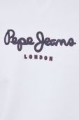 Бавовняна кофта Pepe Jeans чоловіча колір білий візерунок (3127684)