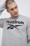 Кофта Reebok чоловіча колір сірий з принтом (3150417)