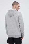 Кофта Reebok чоловіча колір сірий з капюшоном меланж (3216400)