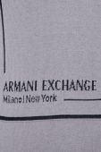 Светр з домішкою кашеміру Armani Exchange чоловічий колір сірий легкий